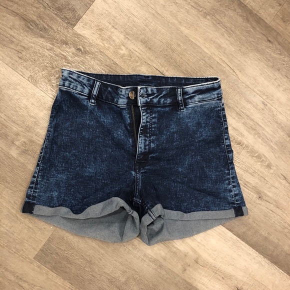 Dark Denim Shorts